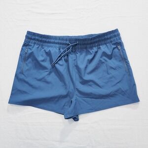 Ocean Pacific OP Shorts Mens XXL Blue Swim Trunks Elastic Waist Drawstring